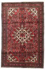 Hosseinabad Matta 110X170 Röd/Brun Ull, Persien/Iran Carpetvista
