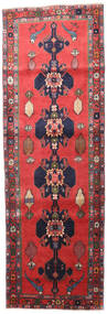 100X305 Ardebil Orientalisk Hallmatta Röd/Mörkrosa (Ull, Persien/Iran) Carpetvista