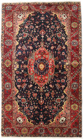 135X225 Dywan Orientalny Heriz Czerwony/Ciemno Różowy (Wełna, Persja/Iran) Carpetvista