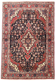 110X160 絨毯 ジョザン オリエンタル レッド/ベージュ (ウール, ペルシャ/イラン) Carpetvista