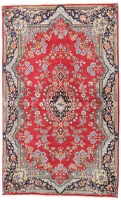 Kerman Vloerkleed 135X220 Rood/Beige Wol, Perzië/Iran Carpetvista