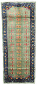 絨毯 ペルシャ ウィス 78X185 廊下 カーペット グリーン/ダークグレー (ウール, ペルシャ/イラン)