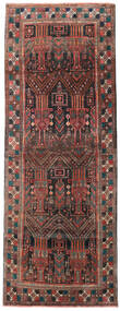  Orientalischer Belutsch Teppich 105X290 Läufer Rot/Braun Wolle, Persien/Iran Carpetvista