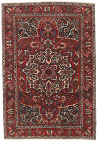 絨毯 バクティアリ パティナ 136X200 レッド/ダークグレー (ウール, ペルシャ/イラン)