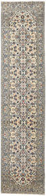  Persian Keshan Patina Rug 94X408 Grey/Beige Carpetvista