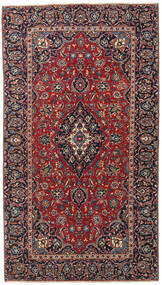  Persian Keshan Patina Rug 132X238 Red/Dark Purple Carpetvista