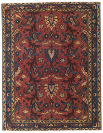  Bakhtiari Patina Rug 145X192 Persian Wool Red/Dark Grey Small Carpetvista