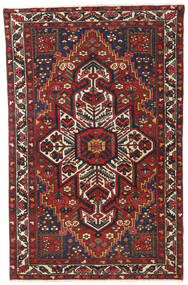 122X193 絨毯 バクティアリ パティナ オリエンタル レッド/ダークグレー (ウール, ペルシャ/イラン) Carpetvista