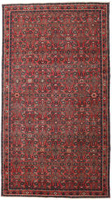 163X290 絨毯 オリエンタル ホセイナバード パティナ 廊下 カーペット レッド/ダークグレー (ウール, ペルシャ/イラン) Carpetvista