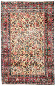  Orientalischer Maschad Patina Teppich 185X285 Rot/Beige Wolle, Persien/Iran Carpetvista