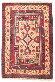  70X100 Belutsch Teppich Rot/Beige Persien/Iran Carpetvista