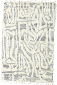 153X235 Tapete Barchi/Moroccan Berber - Indo Moderno Bege/Branco (Lã, Índia) Carpetvista