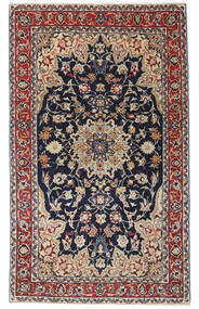 絨毯 ナジャファバード パティナ 101X170 ブラック/ベージュ (ウール, ペルシャ/イラン)