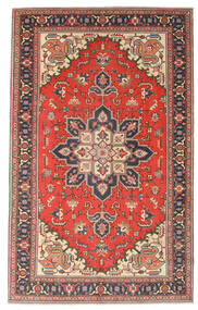 Alfombra Oriental Heriz Patina 164X265 Rojo/Beige (Lana, Persia/Irán)