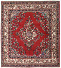  Persialainen Hamadan Patina Matot Matto 273X307 Punainen/Tummanpunainen Isot (Villa, Persia/Iran)