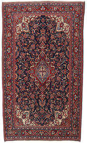Hamadan Shahrbaf Vloerkleed 123X210 Rood/Donker Roze Wol, Perzië/Iran Carpetvista