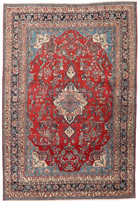  Oriental Hamadan Patina Rug 213X312 Red/Grey Wool, Persia/Iran Carpetvista