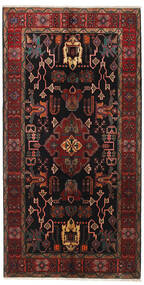 絨毯 オリエンタル ヘリーズ 155X300 廊下 カーペット 茶色/ダークレッド (ウール, ペルシャ/イラン)