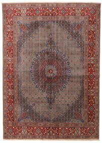 Alfombra Moud 245X347 Rojo/Rojo Oscuro ( Persia/Irán)