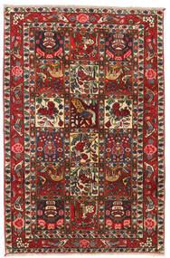 Oosters Bakhtiar Vloerkleed 102X153 Bruin/Rood Wol, Perzië/Iran Carpetvista