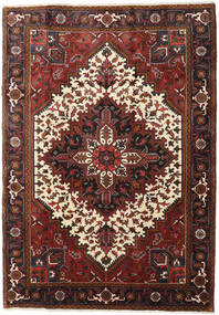 Persischer Heriz Teppich 205X290 Dunkelrot/Rot (Wolle, Persien/Iran)