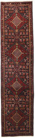 84X340 Heriz Orientalisk Hallmatta Mörkröd/Brun (Ull, Persien/Iran) Carpetvista