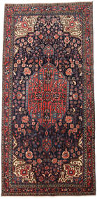 165X343 Tapete Oriental Jozan Cinza Escuro/Vermelho (Lã, Pérsia/Irão) Carpetvista