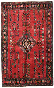 Afshar Matta 130X210 Röd/Mörkröd Ull, Persien/Iran Carpetvista