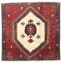  Kelardasht Rug 95X95 Persian Wool Red/Beige Small Carpetvista