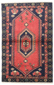 98X150 Klardasht Matta Orientalisk Mörkgrå/Röd (Ull, Persien/Iran) Carpetvista