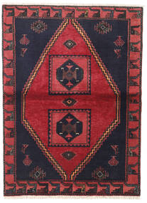 105X140 絨毯 オリエンタル クラルダシュト レッド/ダークグレー (ウール, ペルシャ/イラン) Carpetvista