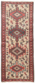  76X185 Shiraz Teppich Läufer Rot/Beige Persien/Iran Carpetvista