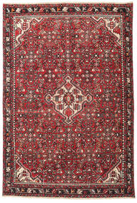 Hamadan Patina Teppich 135X202 Rot/Dunkelrot Wolle, Persien/Iran Carpetvista