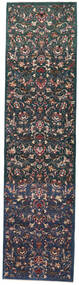  Orientalischer Maschad Patina Teppich 99X386 Läufer Wolle, Persien/Iran Carpetvista