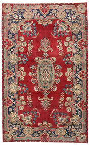 154X250 Tappeto Orientale Kirman Patina Rosso/Beige (Lana, Persia/Iran) Carpetvista