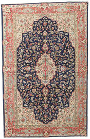 Kerman Patina Rug 149X236 Dark Grey/Beige Wool, Persia/Iran Carpetvista