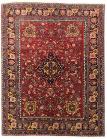  Orientalischer Heriz Teppich 140X180 Rot/Dunkelrot Wolle, Persien/Iran Carpetvista