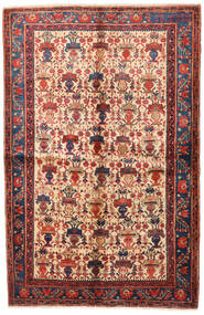 152X235 Afshar/Sirjan Rug Oriental Red/Beige (Wool, Persia/Iran) Carpetvista