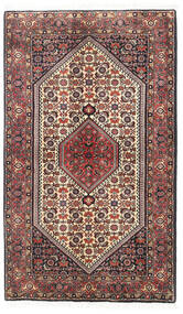 89X148 Tapis Bidjar Zanjan D'orient Rouge/Rouge Foncé (Laine, Perse/Iran) Carpetvista