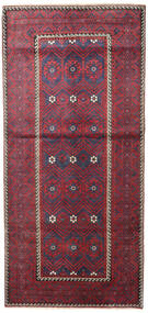 116X252 絨毯 バルーチ パティナ オリエンタル レッド/ダークグレー (ウール, ペルシャ/イラン) Carpetvista