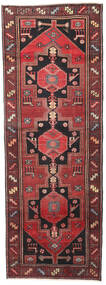 Hamadan Patina Rug 102X287 Runner
 Red/Dark Red Wool, Persia/Iran Carpetvista