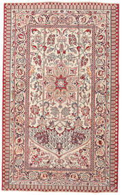 絨毯 オリエンタル カシャン パティナ 127X207 ベージュ/レッド (ウール, ペルシャ/イラン)