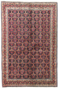 126X190 Dywan Wiss Orientalny Czerwony/Ciemno Różowy (Wełna, Persja/Iran) Carpetvista