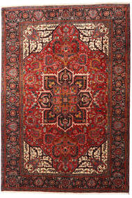 205X294 Heriz Vloerkleed Oosters Rood/Bruin (Wol, Perzië/Iran) Carpetvista