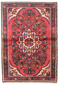  Hamadan Rug 97X140 Persian Wool Red/Dark Red Small Carpetvista