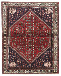 100X128 絨毯 アバデ オリエンタル レッド/ダークピンク (ウール, ペルシャ/イラン) Carpetvista