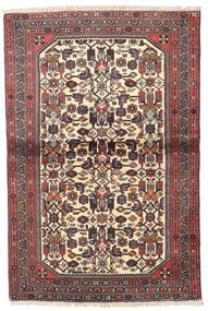 100X152 Hamadan Rug Oriental Red/Dark Red (Wool, Persia/Iran) Carpetvista