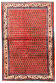 Alfombra Sarough Mir 105X155 Rojo/Gris (Lana, Persia/Irán)