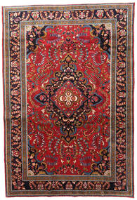 絨毯 オリエンタル リリアン 197X288 レッド/ダークピンク (ウール, ペルシャ/イラン)