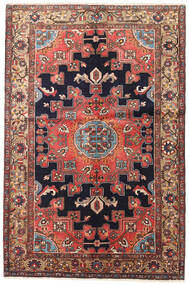 135X200 Alfombra Hamadan Oriental Rojo/Púrpura Oscuro (Lana, Persia/Irán) Carpetvista